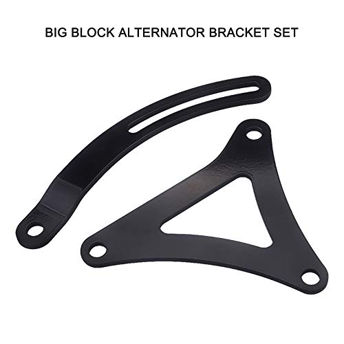 Suporte alternador cromado KKmoon Big Block Mopar para Dodge Chrysler 383 440 Block bb Mopar #9457