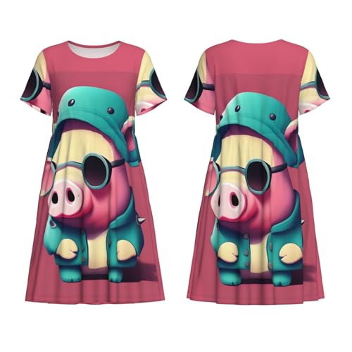 Robe d'été fluide et légère à manches courtes - 6