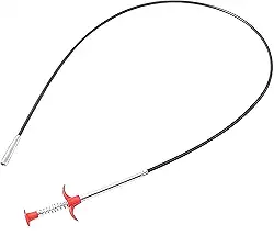 Desentupidor Garra Limpador de Ralos e Pias Extensível 2m, Remoção de Resíduos, Aste Flexível em Aço, Ideal para Cozinha, Banheiro Premium