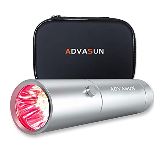 ADVASUN 2021 Latest LED Red Light Therapy Torch,Infrared Light Therapy Device,Red Light Therapy Lamp for Body with 3 Wavelengths