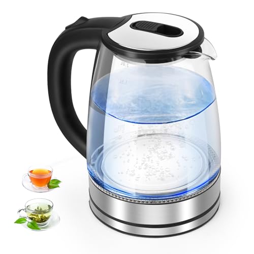 Imagen de Hervidor de agua de cristal de 1,8 L, 1500 W