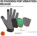 Vgo 3Pairs Gants de travail de sécurité, Gants pour la construction de bâtiments, Gant de jardinage, gants mécaniques légers (M,Black+Fluorescence Green+Orange,SL7584)