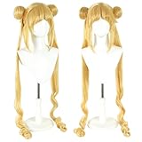 perruque sailor moon Emballage : 1 perruque, 1 bonnet de perruque gratuit. La couleur de la perruque peut varier en raison des différents écrans ou conditions d'éclairage. La perruque que vous recevrez est d'origine et doit être coiffée avec une pommade. Il s'agit d'une perruque à plusieurs couches, facile à coiffer.