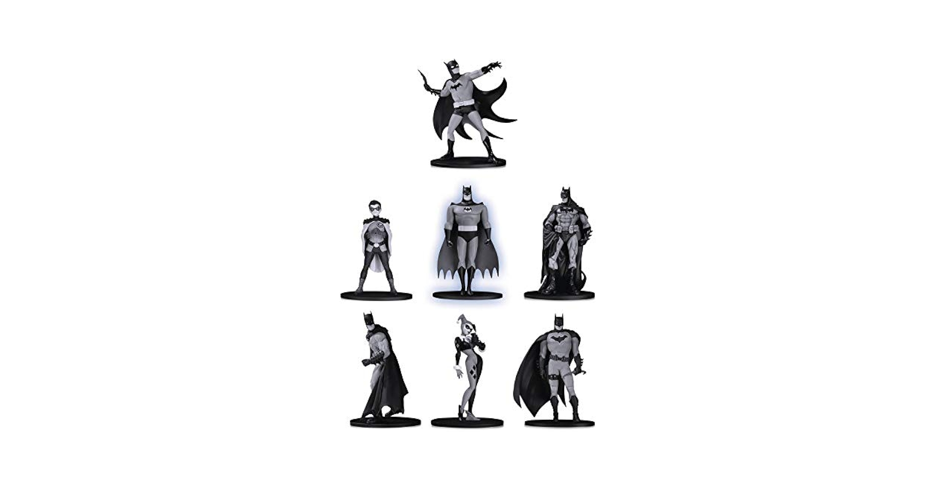 アメコミ DC COLLECTIBLES BATMAN BLACK&WHITE 7PACK Amazon.com: DC Collectibles Batman Black & White Mini Figure
