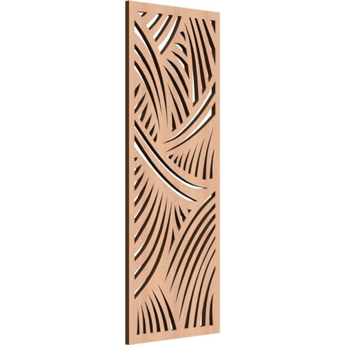 Image of 11 3 /8 inchW x 29 3 /8 inchH x 3 /8 inchT Chester Decorative Fretwork Wood Wall Panels, Alder