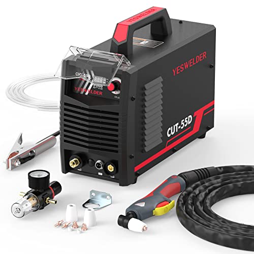 YESWELDER Cortadora de Plasma 55 Amp 230V HF Máquina de Corte por Plasma de Aire, IGBT...