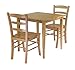 Winsome Groveland 3-Piece Wood Dining Set, Light Oak Finish