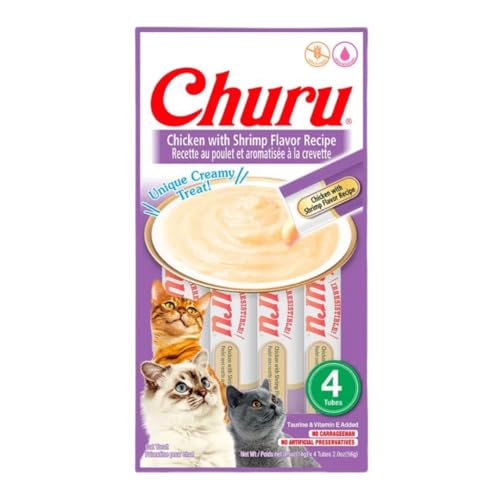 Display Churu Para Gatos Sabores 24 Tubetes Variados Petisco Alimento Natural