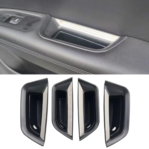 Car Door Handle Pocket Organizer For Cadillac XT5 2024 2023 2022 2021-2017 Accessories Insert Tray Storage Box Front rear door storage box (4PCS Storage Box-4 Door)