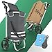 Heimfleiss® Carrello Spesa Pieghevole 56L | Carrellino con Ruote per la Spesa con 50kg di Carico Utile | Borsa Spesa Leggera con Ruote | Carrello per la Spesa Grande con Borsa Frigo immagine