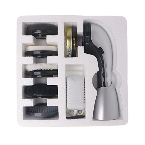 BIlinli Tragbare Handheld automatische elektrische Schuhbürste Glanzpolierer 2 Möglichkeiten Stromversorgung Cover