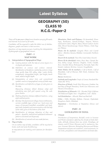 Image of Oswaal Class 10 ICSE Question Bank Geography (2017 - 2026) |For 2027 Exam Chapter-wise & Topic-wise with Competency Based Questions | Includes 2026 ... | Self-Assessment Papers | Practice Papers