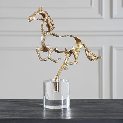 Escultura Uttermost 18146 Gallop 14.75 x 14 x 4 in miniatura 3