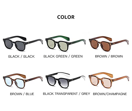 ZENYS Round Frame Retro Fashion Sunglasses for Men and Women Outdoor Vacation Decorative Sunglasses (Color : F, Size : 1)4