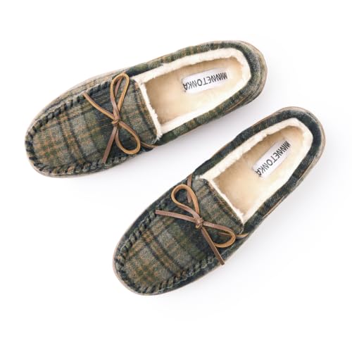 Image of Minnetonka Men's Pile Lined Hardsole Slipper | Casual Slippers
