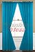 Awad Home Fashion 2 Panels Solid Neon Turquoise Sheer Voile Window Curtain Treatment Drapes 55" X 84"