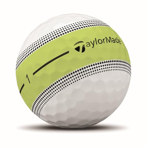 Image of TaylorMade Tour Response Golf Balls, Enhanced 360 ClearPath Alignment, Speed Wrapped Core for Distance and Feel, Pack of 12