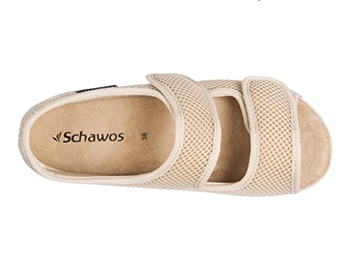 Image of SCHAWOS Sandals Stretch 06, for men and women, orthopedic, swollen feet, for seniors