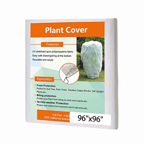 Agfabric Plant Covers Freeze Protection with Zipper 0.9oz 96