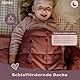 BLENKZ. Gewichtsdecke Kinder 3,5 kg – 100x150 cm | Entspannungsdecke mit Baumwoll-Oberfläche Oeko-TEX Zertifiziert (Herz Rosa Rot,3,5kg-100x150 cm)