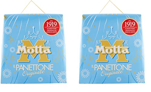 Zeus Party 2 Panettone Motta Tradizionale, Originale 1000gr (2x1000gr)