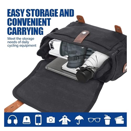 Poches latérales universelles de selle pour transporter vos affaires à moto - 5