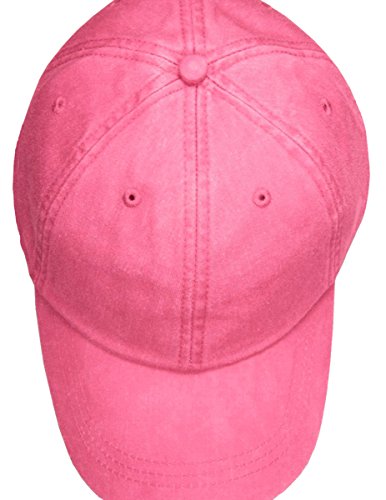 Adams Youth Pigment-Dyed Cap. OS HOT PINK