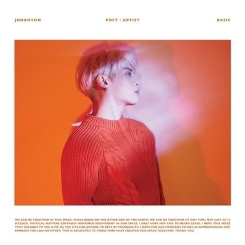 Shinee Jonghyun - [Poet I Artist] Album CD+86p Booklet K-POP Sealed