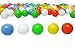 Bällebad24 - 100 palline da 6 cm, mix per bambini in asilo e commerciale, palline di plastica senza plastificanti