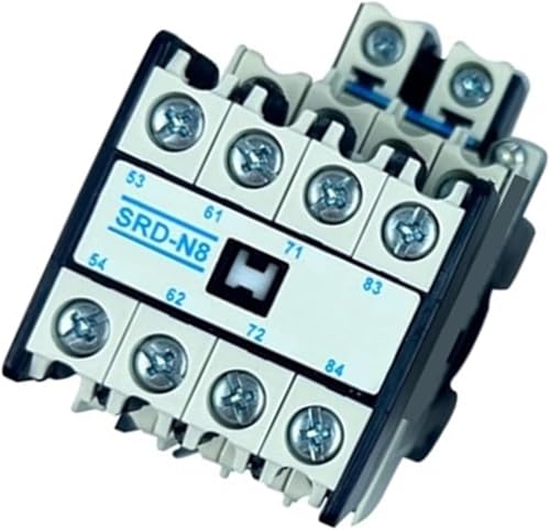 Relais contacteur multipolaire SRD-N8 DC125V avec 6NO 2NC pour montage sur rail DIN