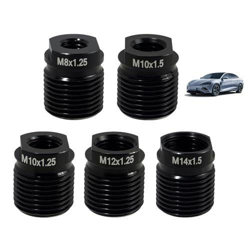 KAKUPPA 5-Pack Shift Knob Adapter Kit for M8-M14 Vehicles