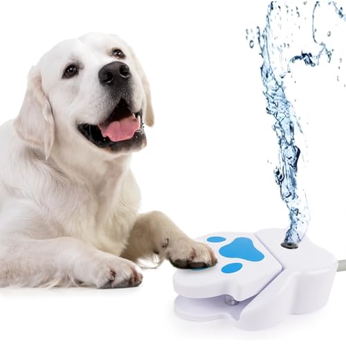 SueaLe Outdoor Hundekühlung Sprinkler Spielzeug Für Große Und Kleine Rassen Garten Haustier Wasserbrunnen Trinkwasserspender Hinterhof Hund Aktivität Spielzeug
