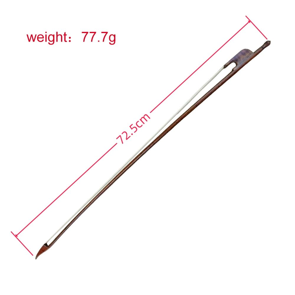 Arco de violonchelo 4/4 estilo barroco palo de madera de serpiente blanco natural bien equilibrado respuesta rápida