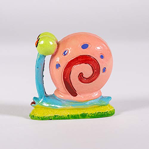Image of Penn-Plax Officially Licensed Spongebob Squarepants Aquarium Ornament - Gary (Mini /Small Size) - Perfect for Freshwater and Saltwater Tanks (Pack of 2)