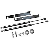 TSUBASA Lift Supports for Toyota Highlander XU70 2019-2024 Front Bonnet Hood Modify Carbon Fiber Gas Charged Shock Dampers Spring Struts Bar (2PCS) (Black Carbon Fiber)