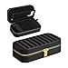 Pyasuye PU Leather Jewelry Chest with Soft Lining Handmade Accessories Organiser Box Fashionable Accessories Storage Case