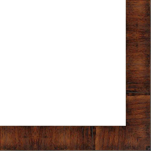 Picture Frame Moulding (Wood) 100ft Bundle - Contemporary Walnut Finish - 2