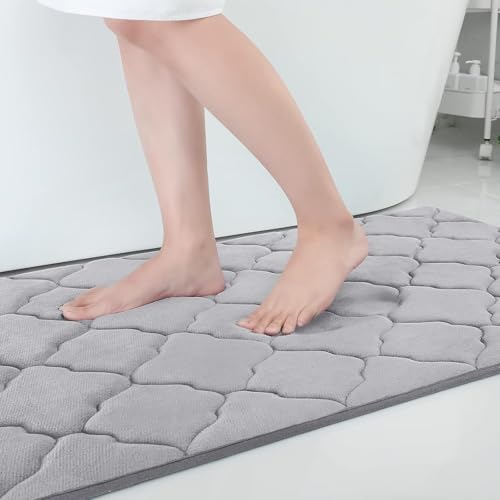 Homaxy Memory Foam Badezimmerteppich rutschfest Badematte Weich Badteppich...