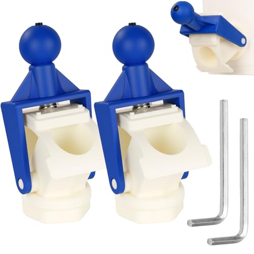 Duseu 2 Pack Honey Gate Valve Plastic Honey Gate Valve for Bucket with Screwdriver Honey Bottling Honey Extractor Tap Honey Extraction Equipment