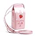 LUI SUI Girls Fruits Banana Strawberry Milk Box Cross Body Purse Bag Women Phone Wallet Shoulder Bags