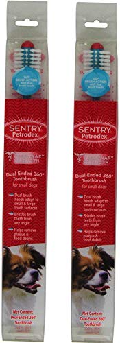 Petrodex Dual Ended 360 Toothbrush for Small Dogs (?wo ?ack)