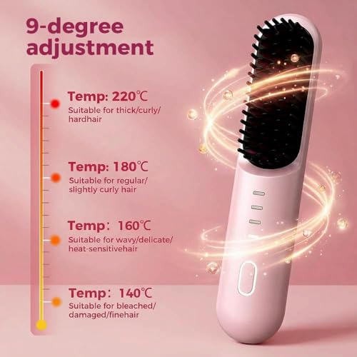 Go Brush Pro inalámbrico para cabello corto beige miniatura 2