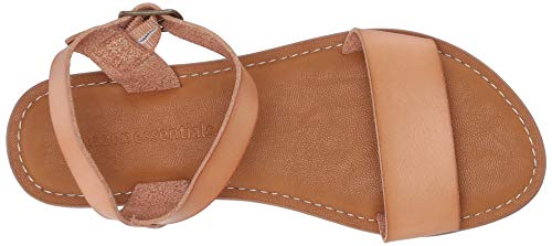 Image of Amazon Essentials Women's Two Strap Buckle Sandal with Adjustable Ankle Strap
