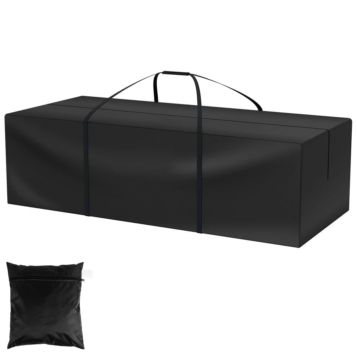 Garden Furniture Cushion Storage Bag, Waterproof Anti-UV Heavy Duty Rip Proof 210D Oxford Fabric Outdoor Garden Patio Cushion Storage Bags, Christmas Tree Storage Bag with Handle (210D(173x76x51cm))