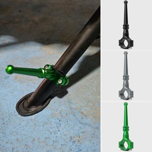 Image of WOOGA Motorcycle Stand Kickstand Extension Kit Foot Pedal Side Support universual for HO&N&DA for Ka&wa&sa&ki for Su&zu&ki most motorcyle foot support rod diameter 19mm-23mm (Black)