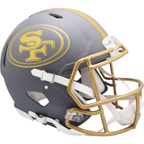 Casque San Francisco 49ers Riddell Speed couleur Slate pour revivre la légende de la NFL