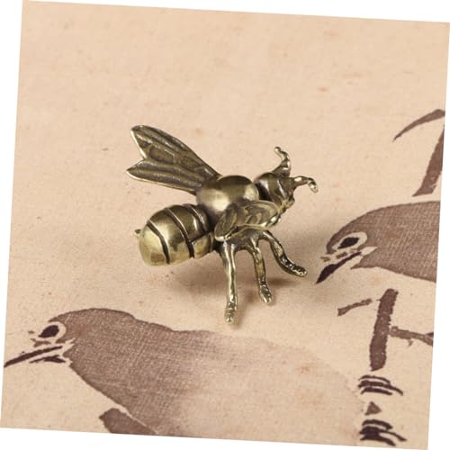 Ornement d'abeille en laiton rétro pour rompre la monotonie d'un bureau - 6