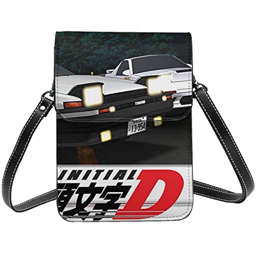 頭文字d スマホポーチ レディース 本革 ショルダーバッグ メンズ 薄い 軽量 スマホポシェット 人気 かわいい 財布 ミニポーチ 斜め掛けバッグ。高い19cm×幅13.5cm×厚1cm。