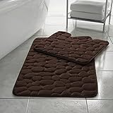 MOTIF DE GALET MODERNE : Un motif élégant de galets de pierre ajoute une touche inspirée du spa à votre décoration de salle de bain. Disponible en 11 couleurs élégantes pour correspondre à tous les intérieurs.