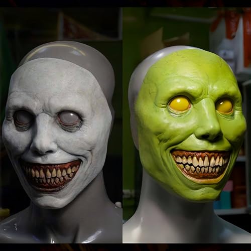Scary Halloween Mask for Adults, Realistic and Durable Latex Creepy Horror Mask for Cosplay and Halloween Party2